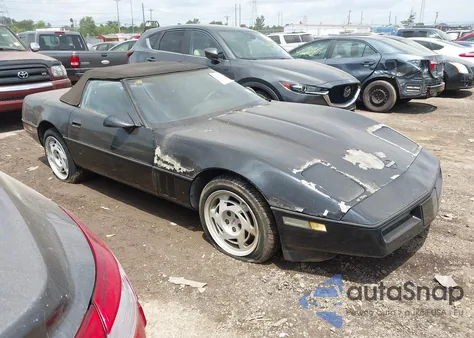 1990 Chevrolet Corvette из США, поврежденный, VIN 1G1YY3385L5104045